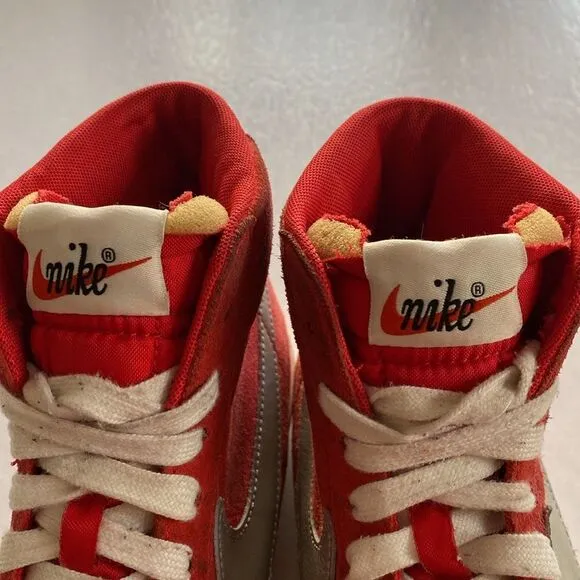 NIKE Men’s Blazer 77 Red/Silver Suede Leather Upper # CJ9693-600 Shoes Size 8.5
