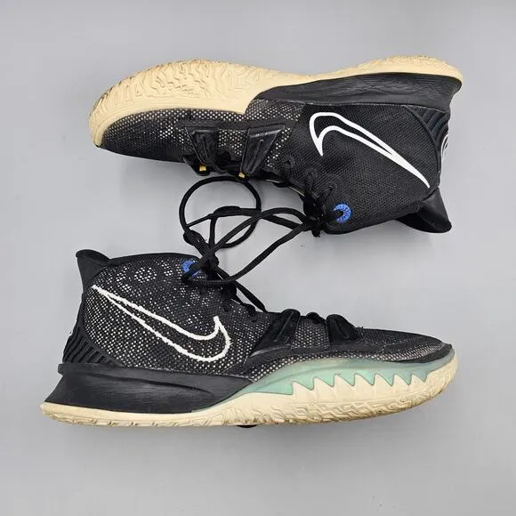 Nike Men's Size 10 US Kyrie 7 EP VII Irving BK Black Basketball Shoes CQ9326-002