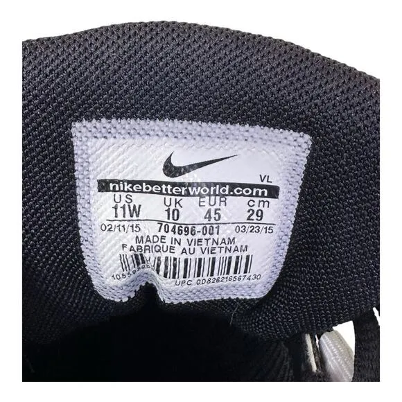 Nike Mens Size 11 W Golf Shoes CTRL Explorer Black Leather Spikeless 704694-001