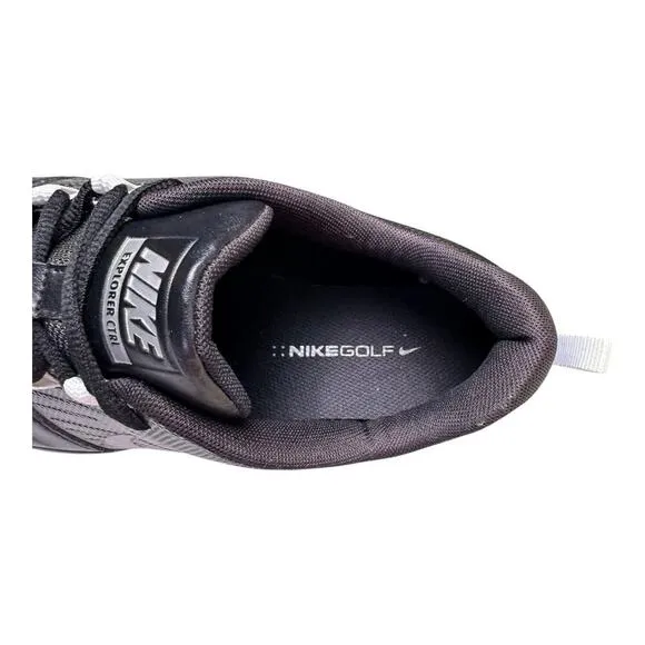 Nike Mens Size 11 W Golf Shoes CTRL Explorer Black Leather Spikeless 704694-001