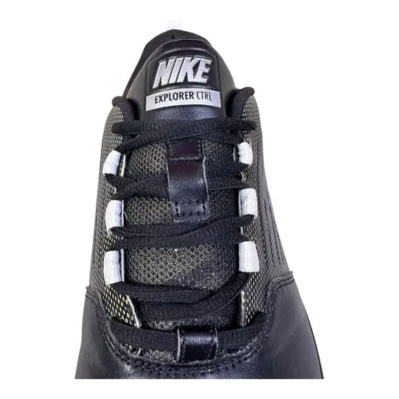 Nike Mens Size 11 W Golf Shoes CTRL Explorer Black Leather Spikeless 704694-001