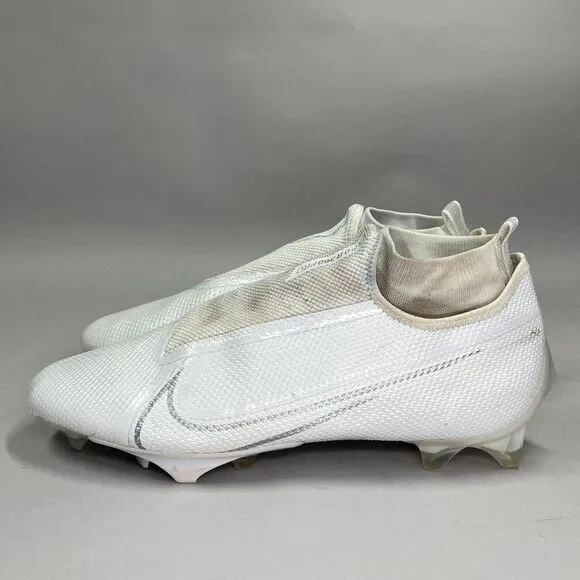 Nike Men's Size 13 White Vapor Edge Pro 360 Football Cleats
