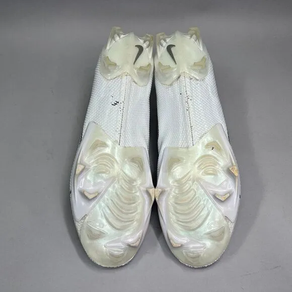 Nike Men's Size 13 White Vapor Edge Pro 360 Football Cleats