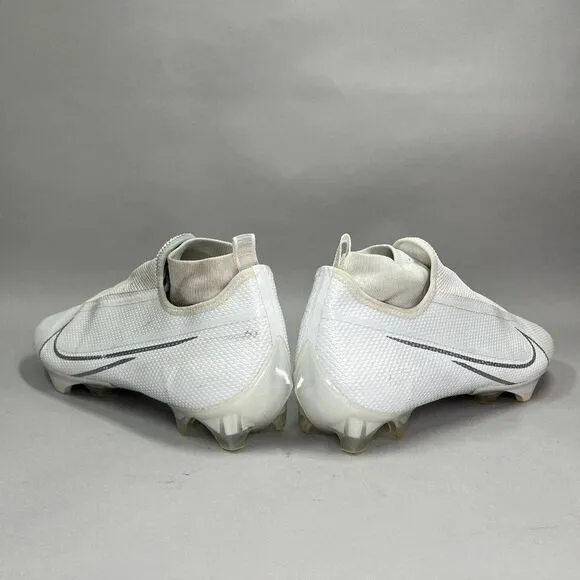 Nike Men's Size 13 White Vapor Edge Pro 360 Football Cleats
