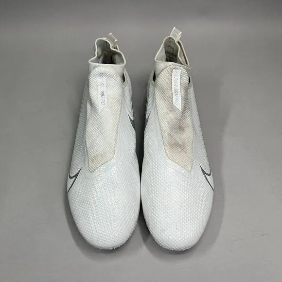 Nike Men's Size 13 White Vapor Edge Pro 360 Football Cleats