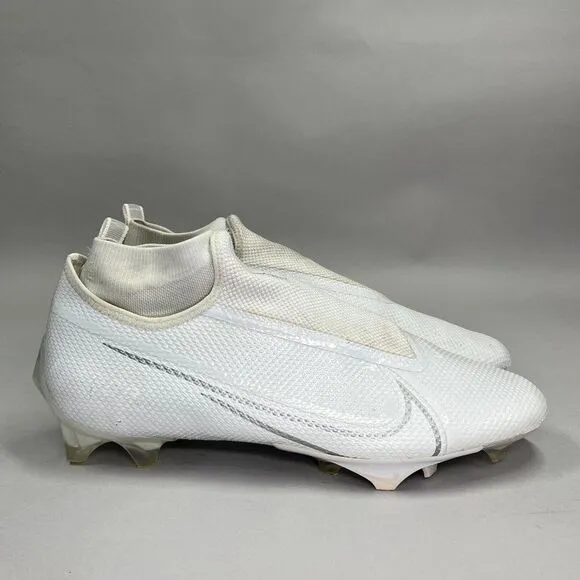 Nike Men's Size 13 White Vapor Edge Pro 360 Football Cleats