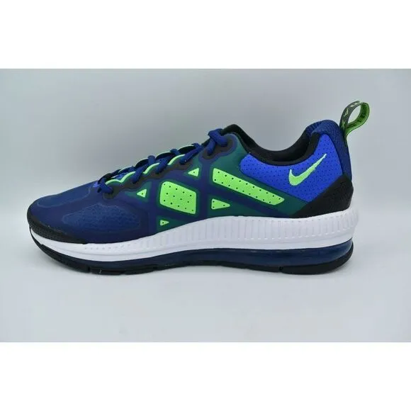 Nike Men Size 10.5 Air Max Genome Black Royal Blue Shoes Sneakers DC9410 400