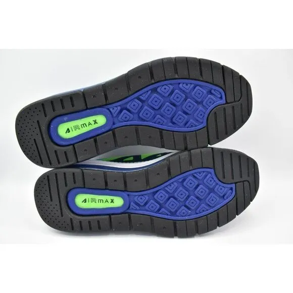 Nike Men Size 10.5 Air Max Genome Black Royal Blue Shoes Sneakers DC9410 400