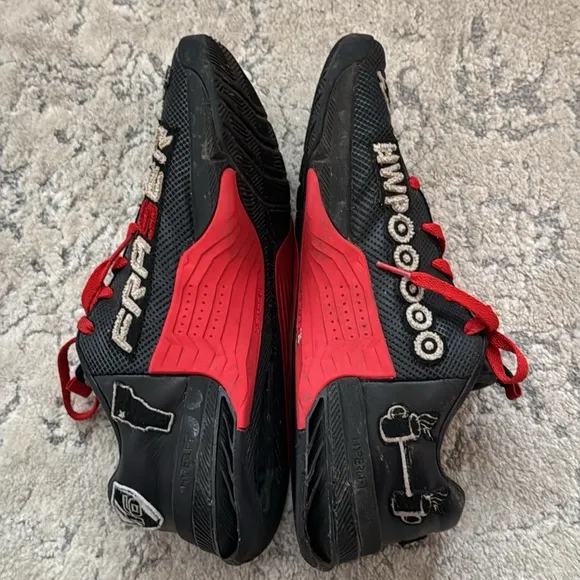 Nike Metcom8 MF Mat Fraser training shoes Cross Fit Black Red sneakers sz 11.5