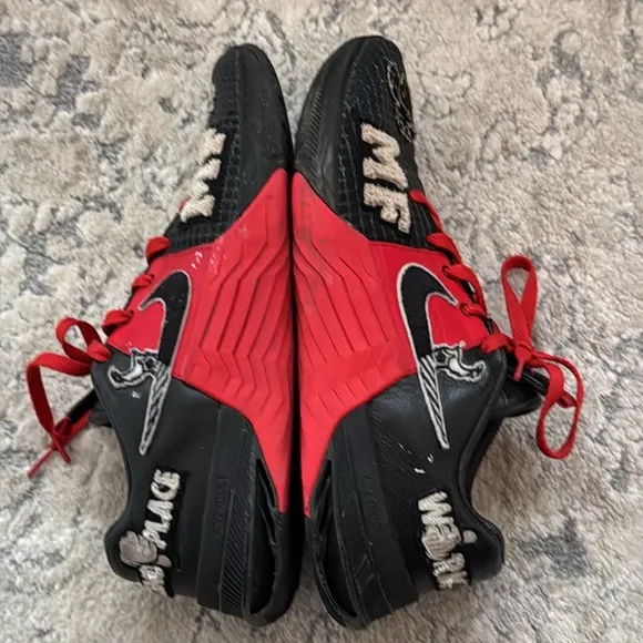 Nike Metcom8 MF Mat Fraser training shoes Cross Fit Black Red sneakers sz 11.5