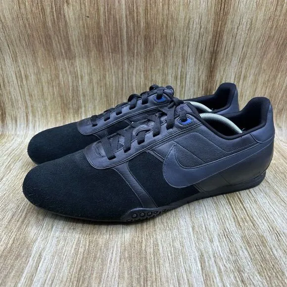 Nike Montreal Men's‎ Size 13 Black Suede Leather Shoes Sneakers 314514-001