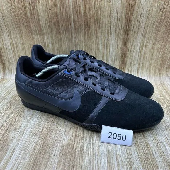 Nike Montreal Men's‎ Size 13 Black Suede Leather Shoes Sneakers 314514-001