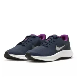 Nike Navy and Purple Running Shoes