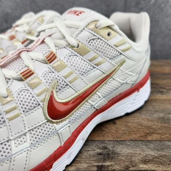 Nike P-6000 Size 10.5 Mens Phantom Dragon Red White Black Casual Shoes Sneakers