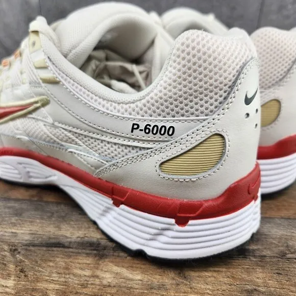 Nike P-6000 Size 10.5 Mens Phantom Dragon Red White Black Casual Shoes Sneakers