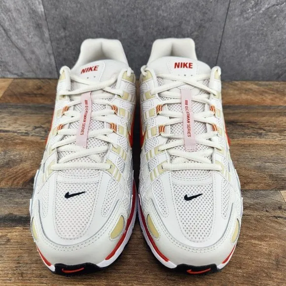 Nike P-6000 Size 10.5 Mens Phantom Dragon Red White Black Casual Shoes Sneakers