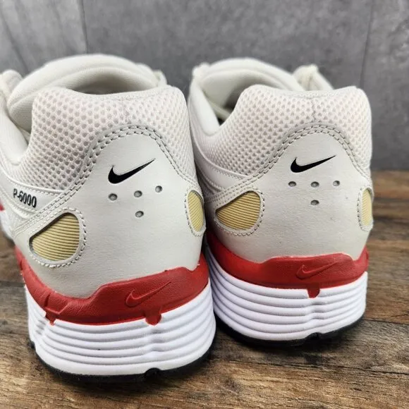Nike P-6000 Size 10.5 Mens Phantom Dragon Red White Black Casual Shoes Sneakers