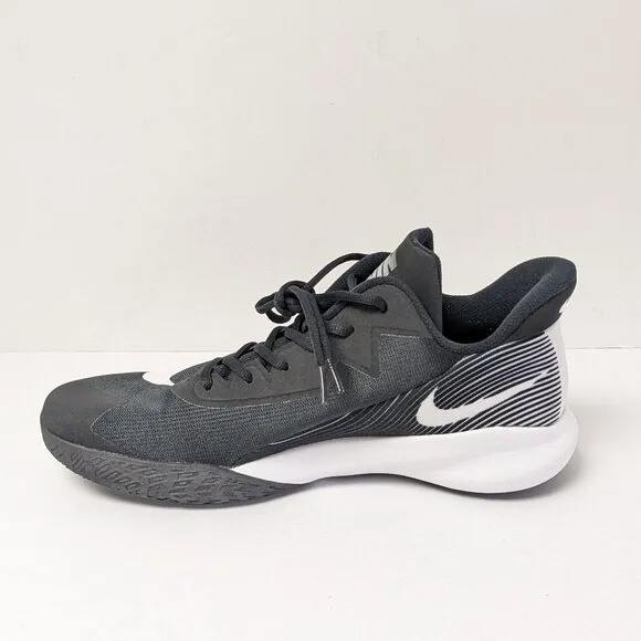 Nike Precision IV Basketball Sneakers, Black, Men's 12.5 M