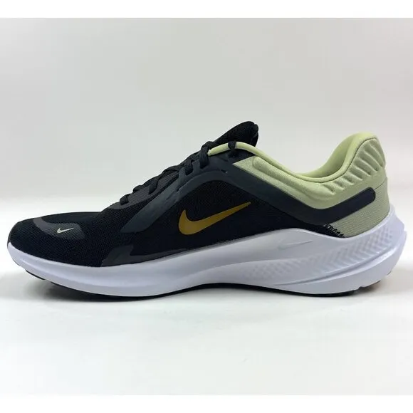 Nike Quest 5 Men's Black Olive Green Athletic Running Shoes Sneakers DD0204-301