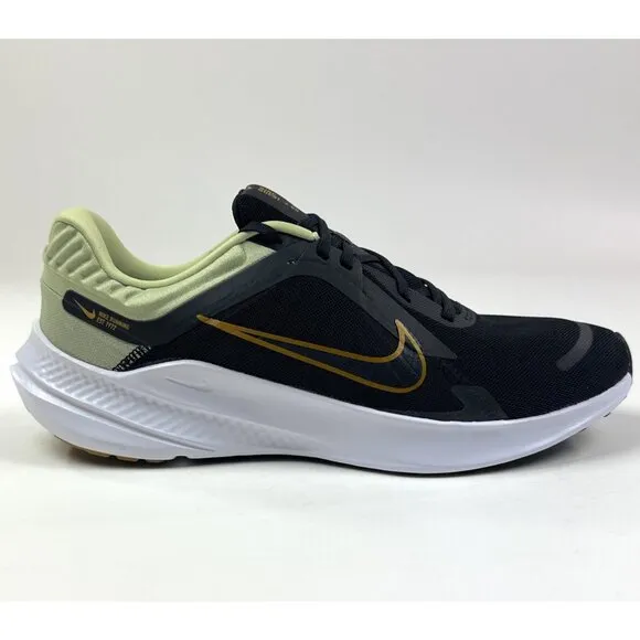 Nike Quest 5 Men's Black Olive Green Athletic Running Shoes Sneakers DD0204-301