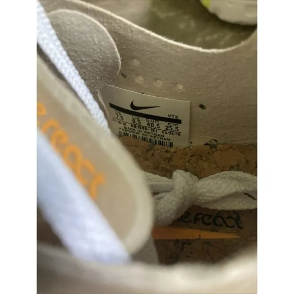 Nike React Element 87 Orewood Brown Orange Shoes Men Size 7.5 New AQ1090-101