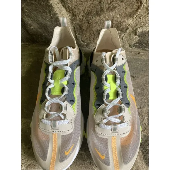 Nike React Element 87 Orewood Brown Orange Shoes Men Size 7.5 New AQ1090-101