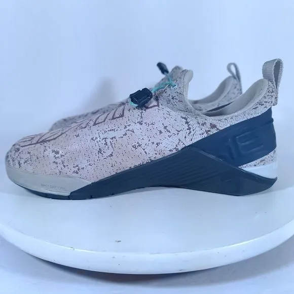 Nike React Metcon Platinum Blue Aqua Lifting Shoes Sneeker BQ6044-040 Men Sz 7.5
