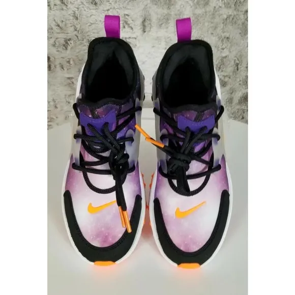 Nike React Presto Print (gs) Casual Running Shoes Big Kids Girls Ct6624-002 Sz 6