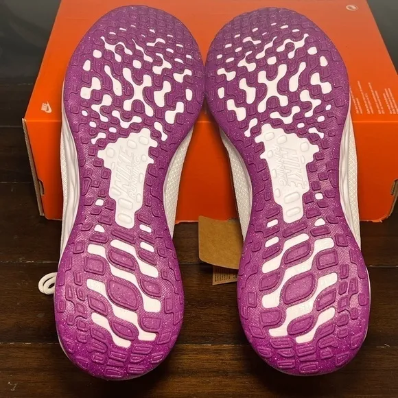 Nike REVOLUTION 6 NN Women's White Purple DC3729-106 Athletic Running Shoes