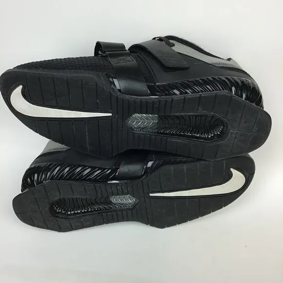 Nike Romaleos 4 Black White Weightlifting Shoes CD3463-010 Men Sz 10.5