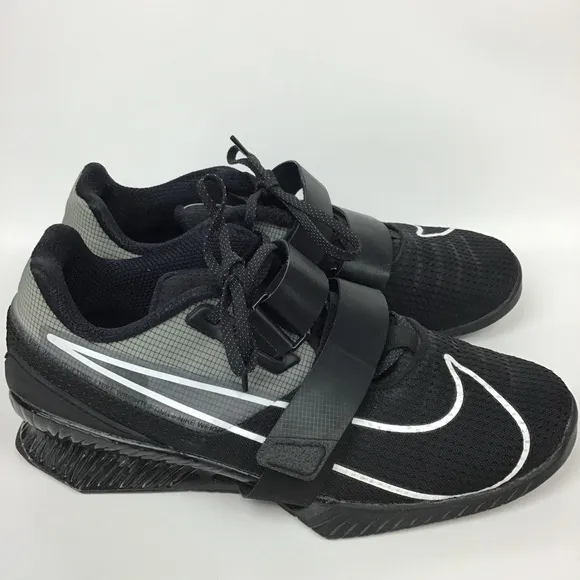 Nike Romaleos 4 Black White Weightlifting Shoes CD3463-010 Men Sz 10.5