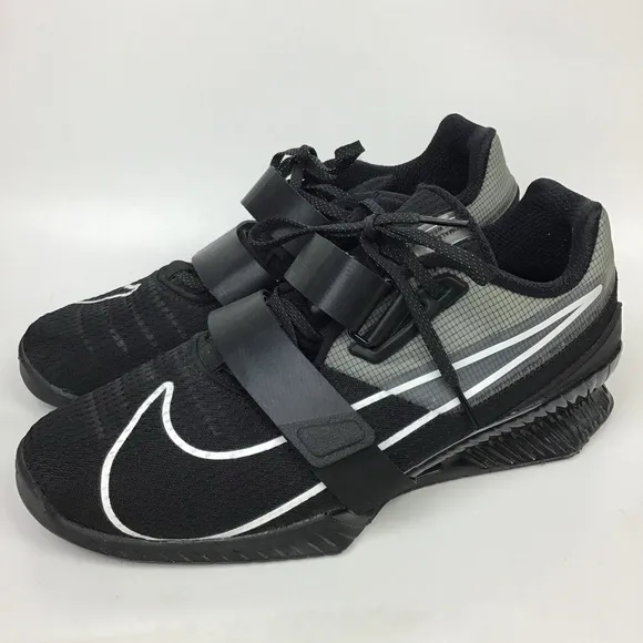 Nike Romaleos 4 Black White Weightlifting Shoes CD3463-010 Men Sz 10.5