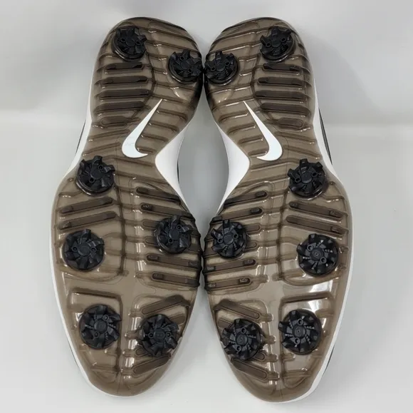 Nike Roshe G Tour Golf Leather Black Shoes Spikes AR5580-001 Mens Size Multi New