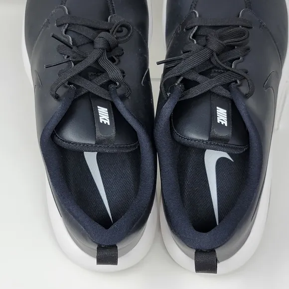 Nike Roshe G Tour Golf Leather Black Shoes Spikes AR5580-001 Mens Size Multi New