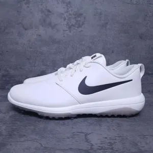 NIKE Roshe G Tour Golf Shoes Mens 14 Triple White Phantom Black Soft Spikes