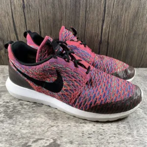 Nike Roshe Run AIR MAX NM Flyknit SE Trainer Shoes 816531-600 Crimson Men Size 9