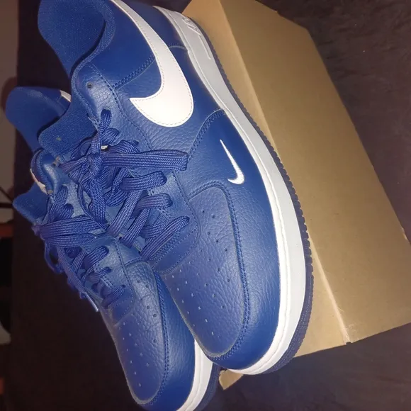 Nike Royal Blue and White Athletic Shoes