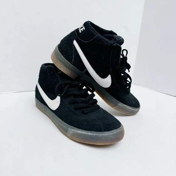 Nike SB - Black Suede Bruin Mid Shoes