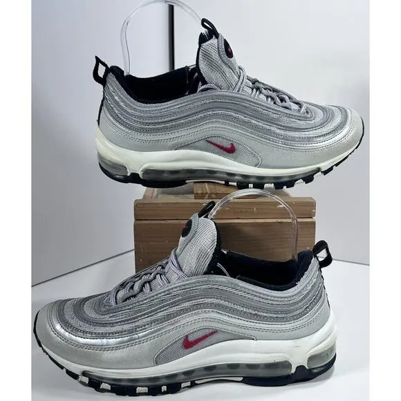 Nike Shoes Air Max 97 Size 7Y (Women's Size 8.5) Silver Bullet