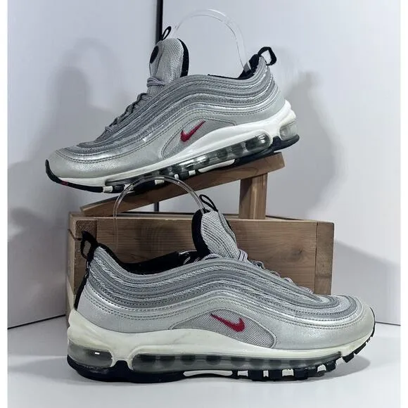 Nike Shoes Air Max 97 Size 7Y (Women's Size 8.5) Silver Bullet
