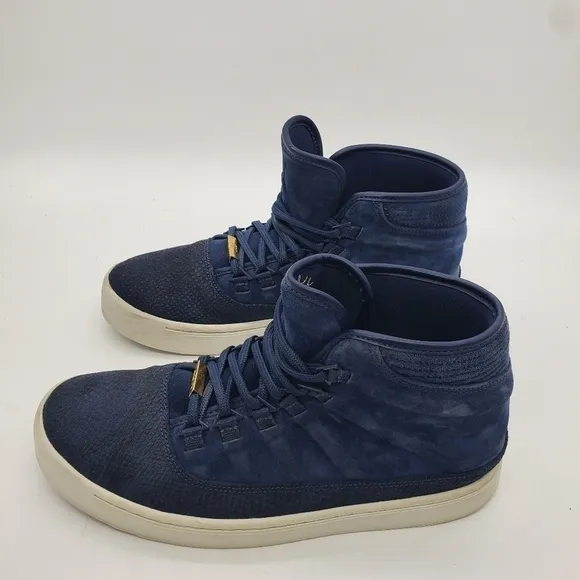 Nike Shoes Men 9.5 Air Jordan Westbrook 0 Mid Suede Sneakers 768934-405 Navy