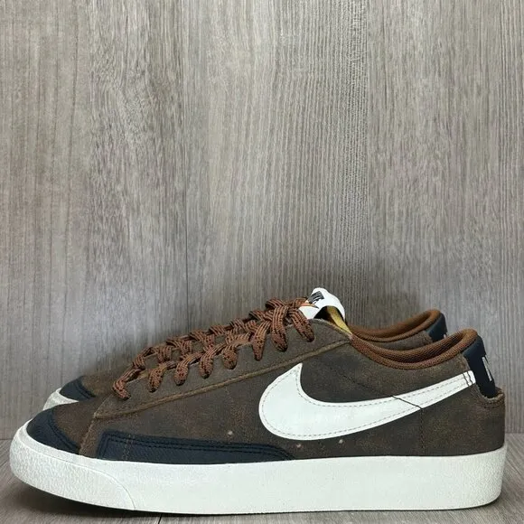 Nike Shoes Mens Size 6 Blazer Low '77 PRM Retro Sneakers Suede Brown DX4433-200
