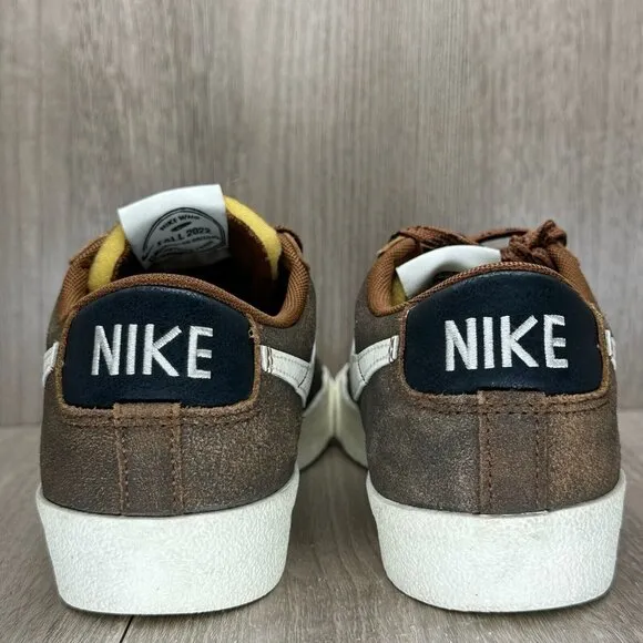 Nike Shoes Mens Size 6 Blazer Low '77 PRM Retro Sneakers Suede Brown DX4433-200