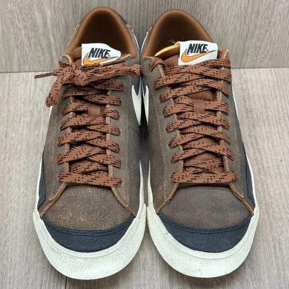 Nike Shoes Mens Size 6 Blazer Low '77 PRM Retro Sneakers Suede Brown DX4433-200