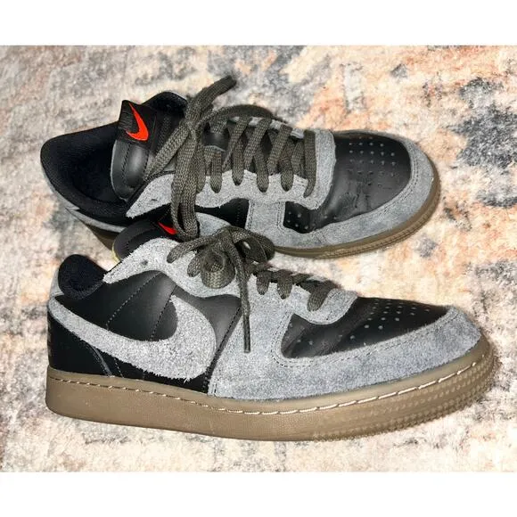 Nike Terminator Low Dunks Men's black sneakers Ash gum sole Shoes