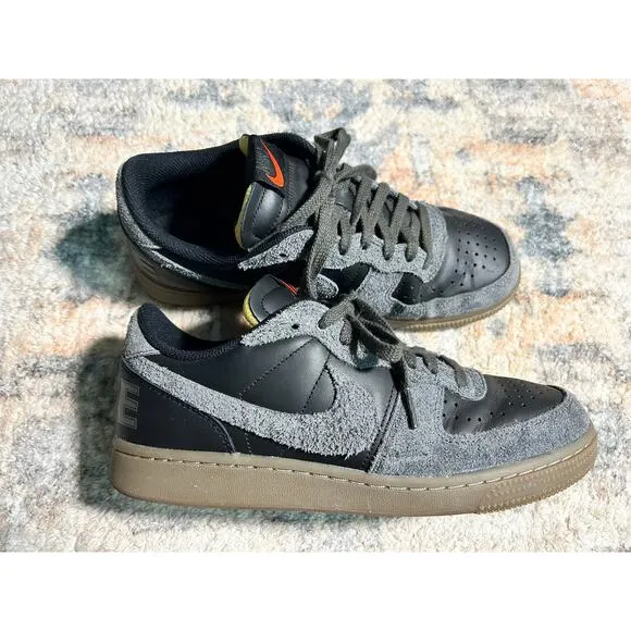 Nike Terminator Low Dunks Men's black sneakers Ash gum sole Shoes