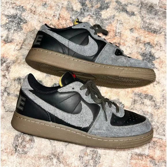 Nike Terminator Low Dunks Men's black sneakers Ash gum sole Shoes