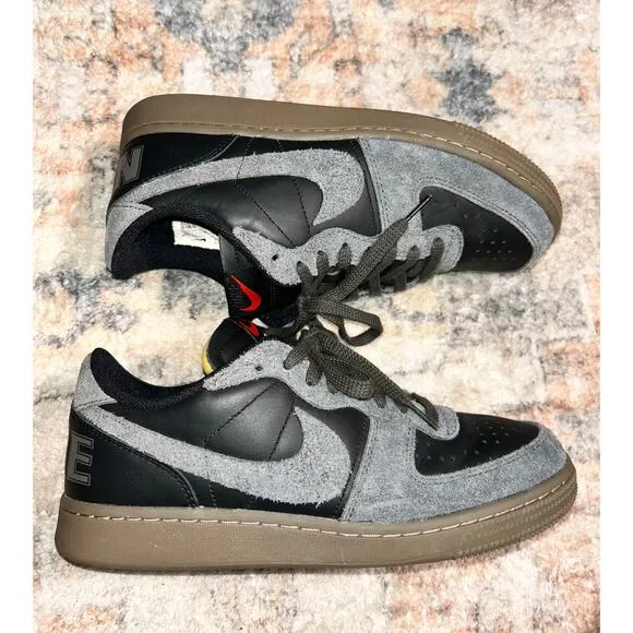 Nike Terminator Low Dunks Men's black sneakers Ash gum sole Shoes