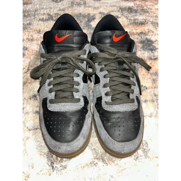 Nike Terminator Low Dunks Men's black sneakers Ash gum sole Shoes