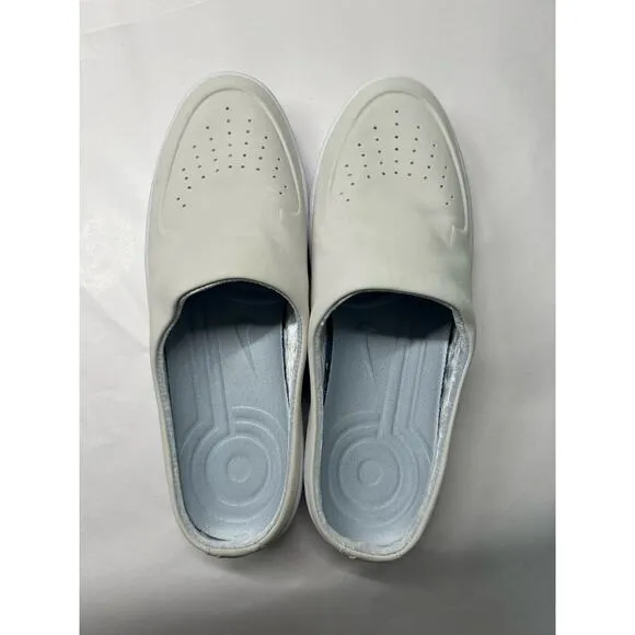 Nike Womens Air Force 1 Lover XX Slip-On Mule Shoes Ivory Soft Suede Sz 9.5 NWOB